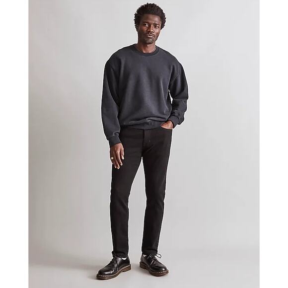 MADEWELL Men's Athletic Slim Jean 31x32 Black Denim Stretch NG307 NWT - Picture 2 of 13